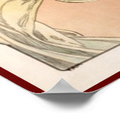 Floral. Mucha Poster (Ecke)