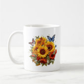 Floral Mug, Sunflower mug Kaffeetasse (Links)