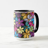 Floral Mulicolor Tasse (VorderseiteRechts)