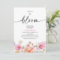 Floral Multi-Farb-Liebe ist in Bloom Brautparty
