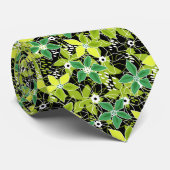 Floral multicolored sketch retro autumn krawatte (Gerollt)