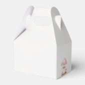 Floral Mushroom Fairy Birthday Favor Box Geschenkschachtel (Rückseite)