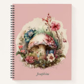 Floral Mushroom Notizblock (Vorderseite)