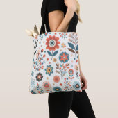 Floral Muster Tote Bag - Stilvolles Design Tasche (Von Nahem)