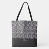 Floral Muster Tote Bag Tasche (Vorderseite)