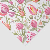 Floral Muster Tulip Blume Seidenpapier (Ausschnitt)