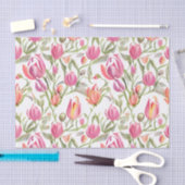 Floral Muster Tulip Blume Seidenpapier (Handwerk)