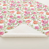 Floral Muster Tulip Blume Sherpadecke (3/4)