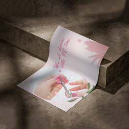 Floral Nail Spa Design Poster