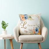 Floral Name Kissen (Stuhl )