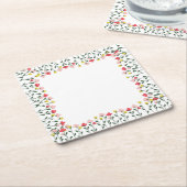 Floral Napkins Rechteckiger Pappuntersetzer (angewinkelt)