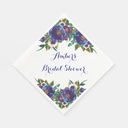 Floral Napkins Serviette (Ecke)
