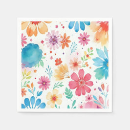 floral napkins serviette