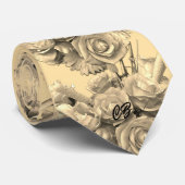 "Floral" Neck Tie Krawatte (Gerollt)