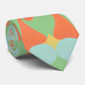 Floral Neck Tie Krawatte (Gerollt)