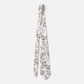 Floral Neck Tie Krawatte (Rückseite)
