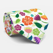 Floral Neck Tie Krawatte (Gerollt)