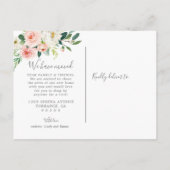 Floral New Zuhause | Verschieben der Ankündigung P (Rückseite)