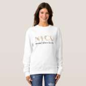 Floral NICU Nurse Sweatshirt (Vorne ganz)