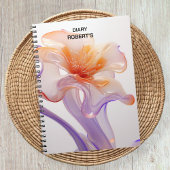 Floral notebook, gift for florists, flower notes notizblock
