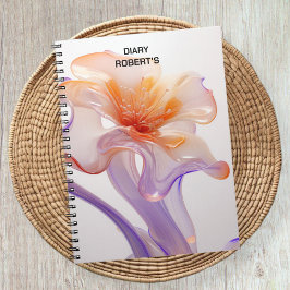 Floral notebook, gift for florists, flower notes notizblock