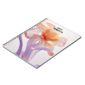 Floral notebook, gift for florists, flower notes notizblock (Linke Seite)