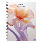 Floral notebook, gift for florists, flower notes notizblock (Vorderseite)