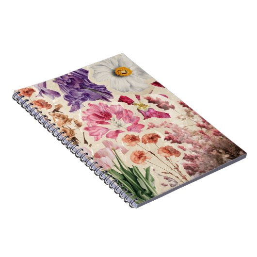 Floral Notebook Notizblock (Rechte Seite)