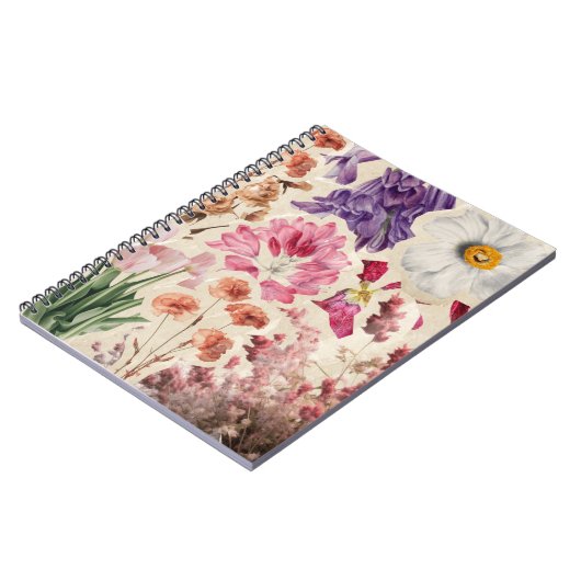 Floral Notebook Notizblock (Linke Seite)