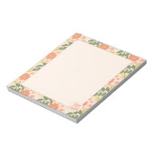 Floral Notepad - Joyful Moments Thankful Heart Notizblock (Rotiert)