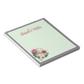 Floral Notepad Notizblock (angewinkelt)