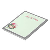 Floral Notepad Notizblock (Rotiert)
