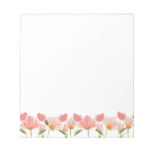 Floral Notepad Notizblock (Vorderseite)