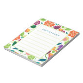 Floral Notepad Notizblock (Rotiert)