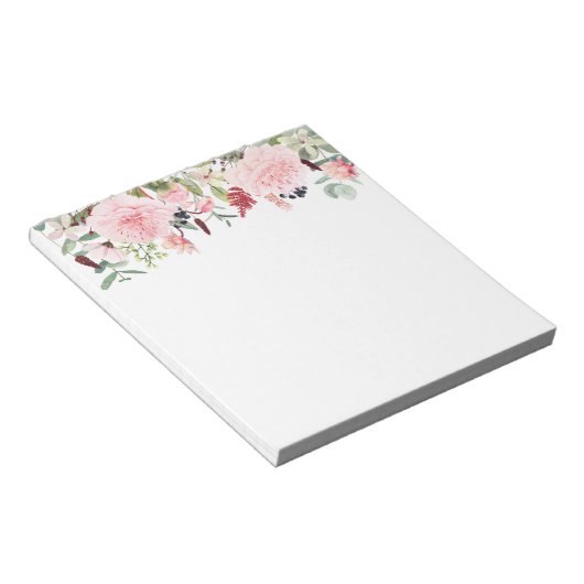 Floral Notepad Notizblock (angewinkelt)