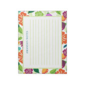 Floral Notepad Notizblock (Rotiert)