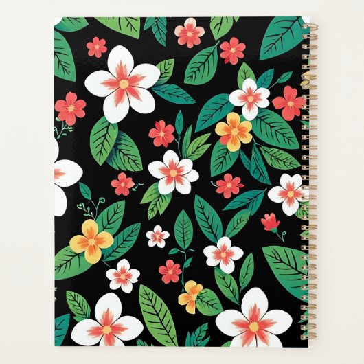 floral notepad planer (Rückseite)