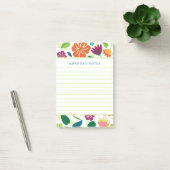 Floral Notepad Post-it Klebezettel (Büro)