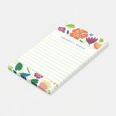 Floral Notepad Post-it Klebezettel (angewinkelt)