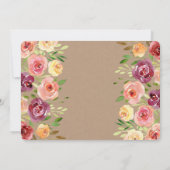 Floral Nude Watercolor Einladung (Rückseite)