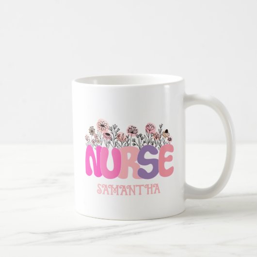 Floral Nurse Kaffeetasse (Rechts)