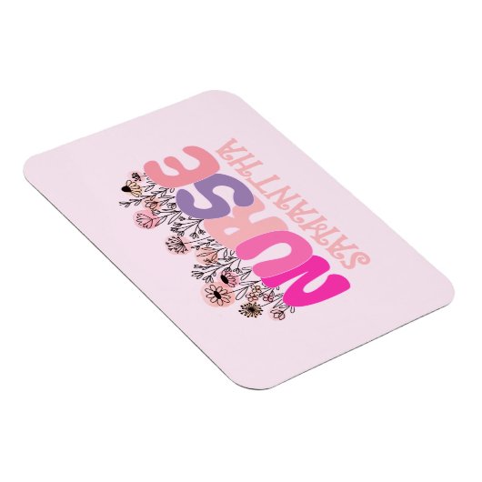 Floral Nurse Magnet (Rechte Seite)