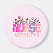 Floral Nurse Magnet (Vorne)
