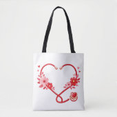 Floral Nurse Stethoscope Tasche (Vorderseite)
