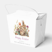 Floral Oaster Bunnies Geschenkschachtel (Rückseite)