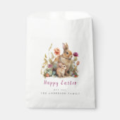 Floral Oaster Bunnies Geschenktütchen (Vorderseite)