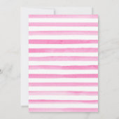 Floral Oaster Bunny Geburtstag Einladung (Rückseite)