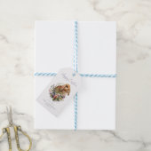Floral Oaster Bunny Geschenkanhänger (Mit Garn)