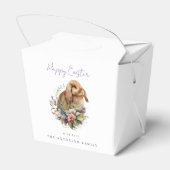Floral Oaster Bunny Geschenkschachtel (Rückseite)
