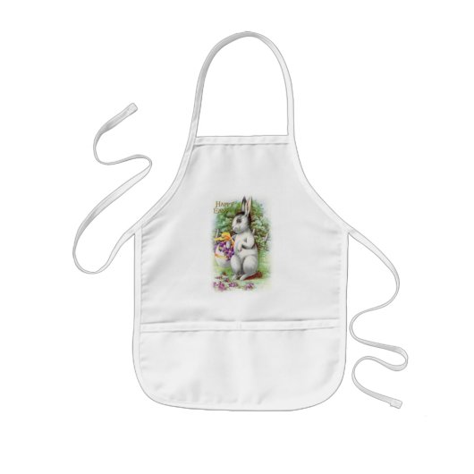 Floral Oaster Bunny Kinderschürze (Vorne)